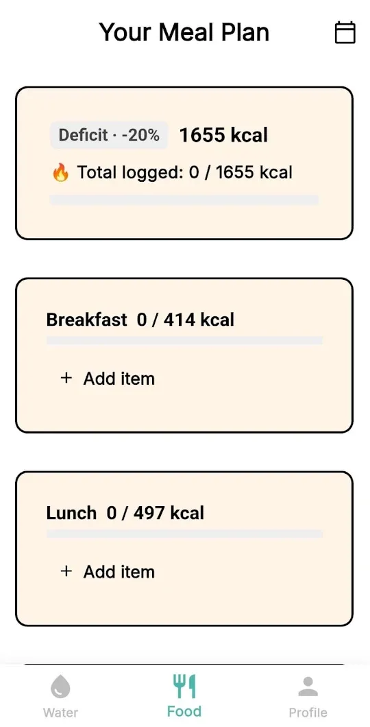 GoHealthy meal plan